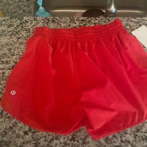 Lululemon Red Hotty Hots 4inch